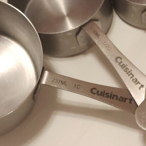Cuisinart 4-Pieces Stainless Steel Measuring Cup Set - Picture 3 of 7